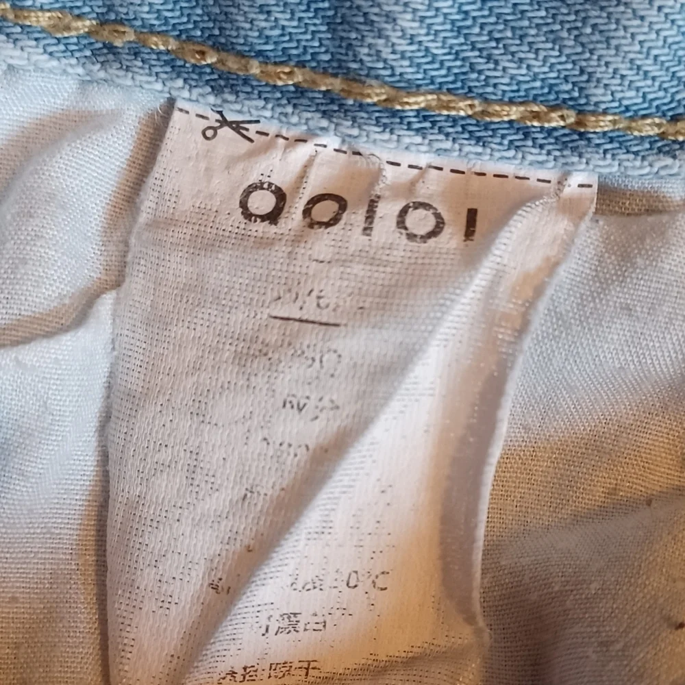 Aoioi Straight High Waist Light Blue Jeans - Picture 8 of 8